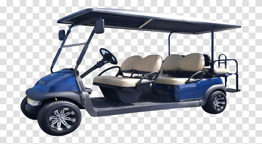 Club Car Limo 6 Passengers Golf Cart, Vehicle, Transportation, Automobile, Buggy Transparent Png
