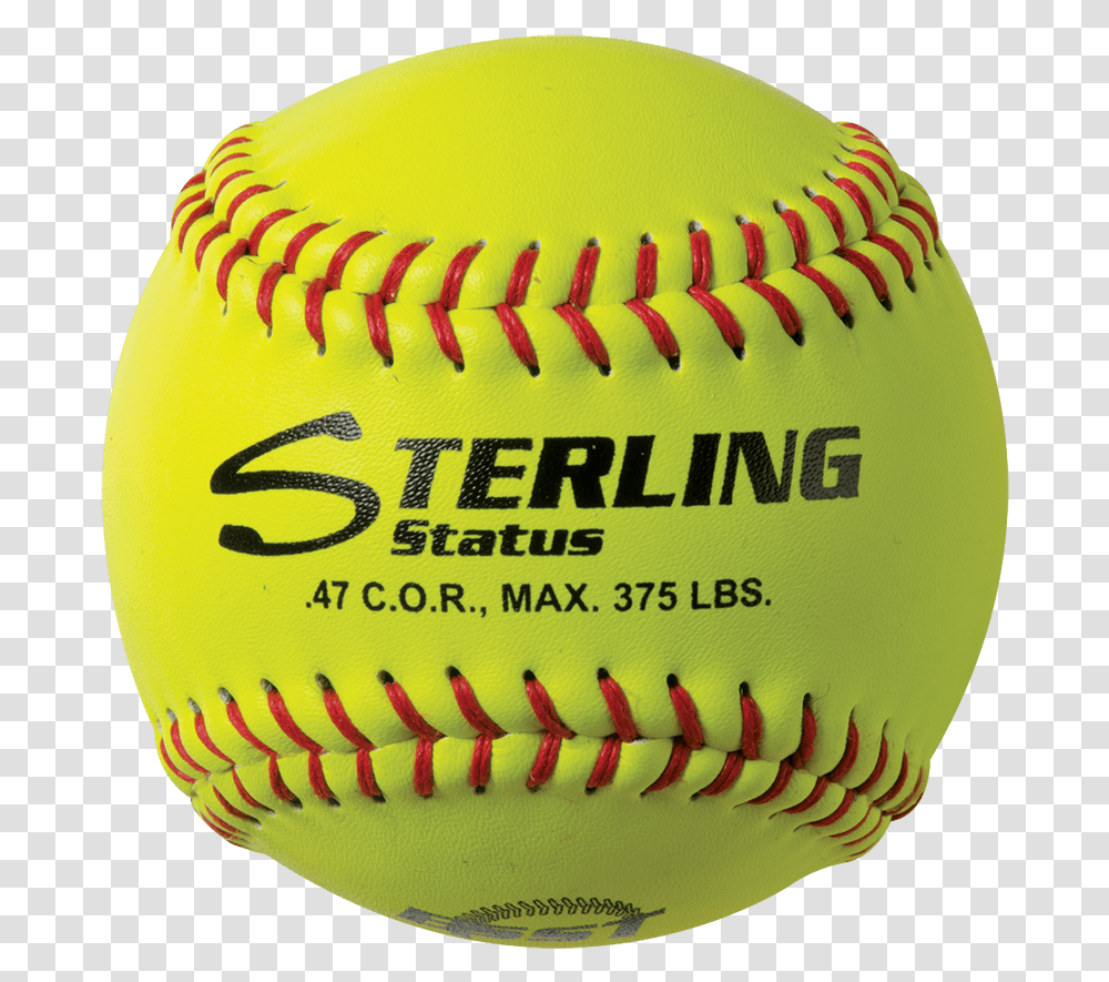 Club Fastpitch Game Leather Softball Soft Ball Ball, Clothing, Apparel, Team Sport, Sports Transparent Png