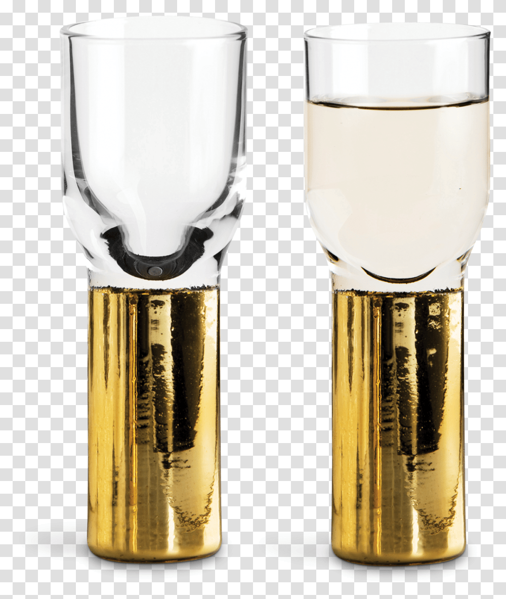 Club Gold Shot Glasses Gift Set 2 Pcs Sagaform Club Gold Shot Glass, Alcohol, Beverage, Drink, Light Transparent Png
