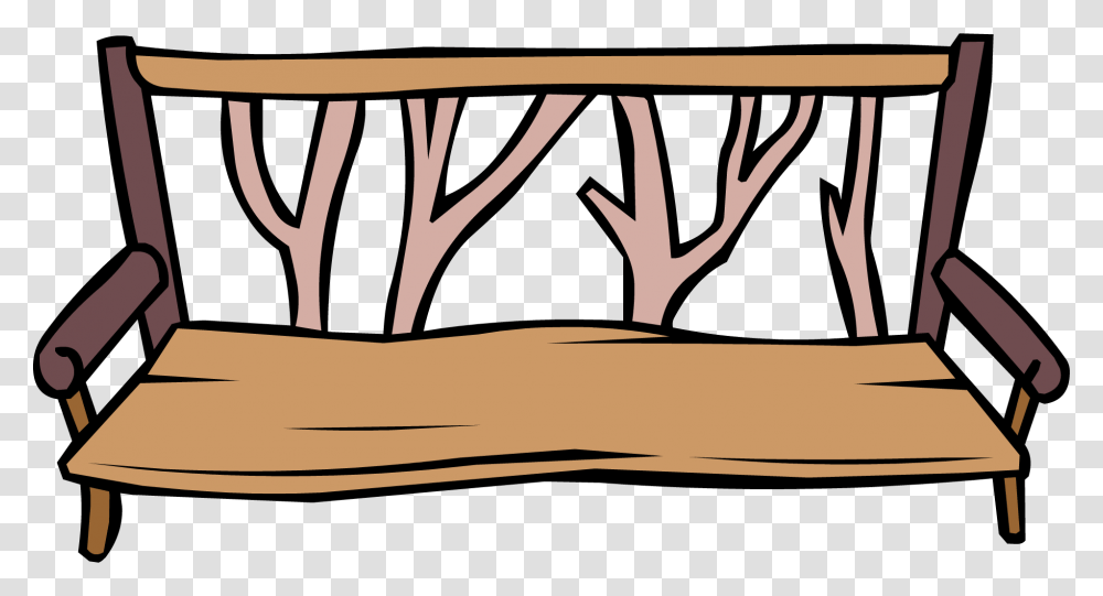 Club Penguin Bench, Antler, Furniture, Table Transparent Png