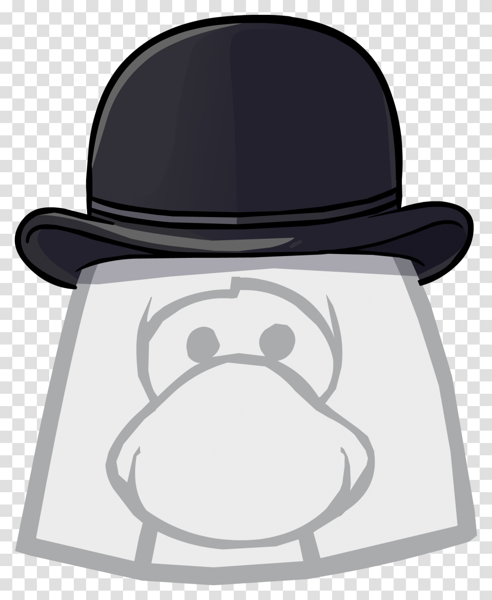 Club Penguin Earth Hat Club Penguin Black Hat, Apparel, Sun Hat, Baseball Cap Transparent Png