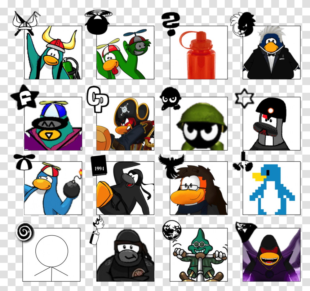 Club Penguin Ninja O Dark, Person, Human, Label Transparent Png