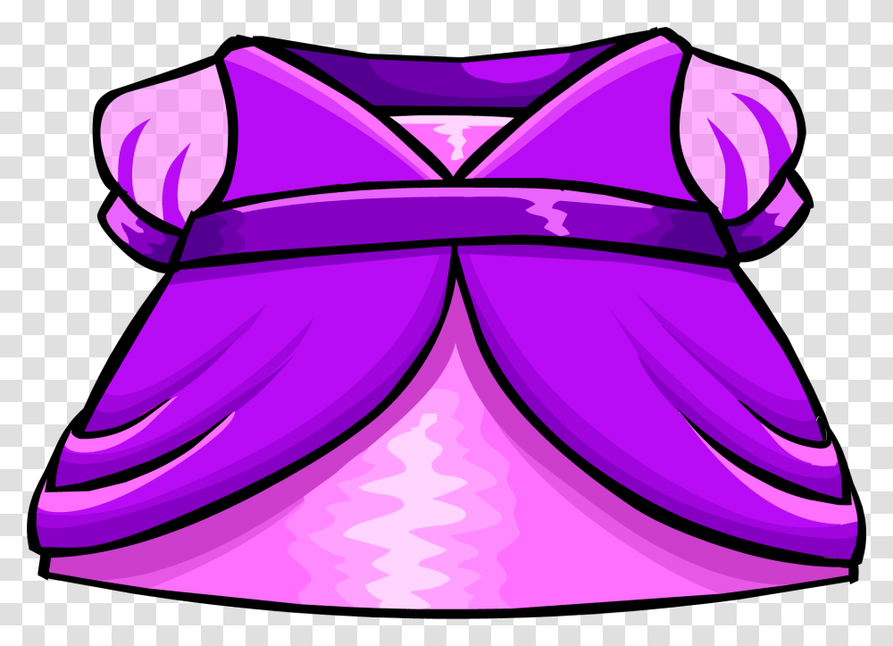Club Penguin Princess Dress Clipart Download Club Penguin Princess Dress, Purple, Sunglasses Transparent Png