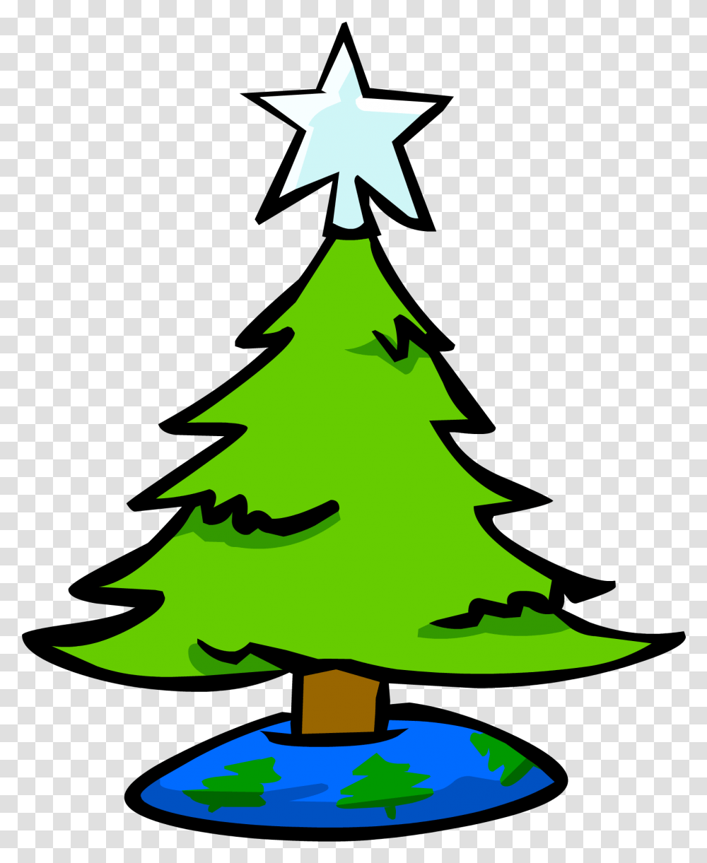 Club Penguin Rewritten Wiki Christmas Tree Image Small, Plant, Symbol, Star Symbol, Person Transparent Png