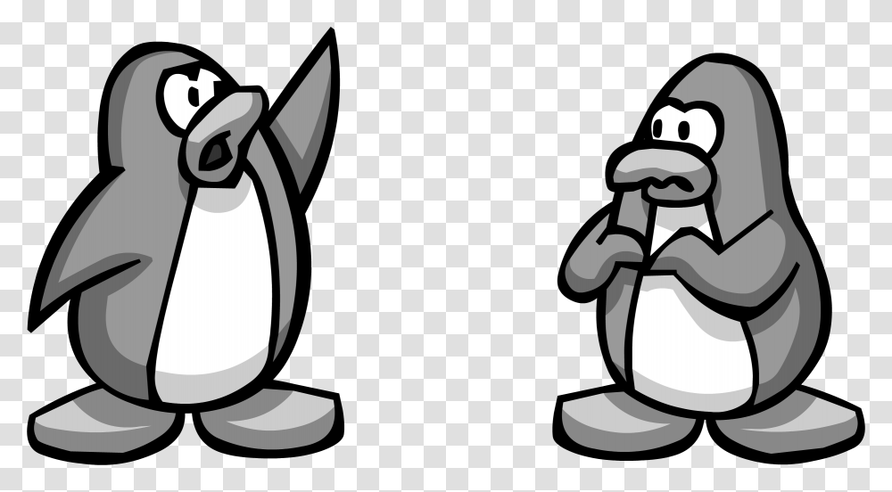 Club Penguin Rewritten Wiki Club Penguin Sled Scary, Bird, Animal, King Penguin, Stencil Transparent Png