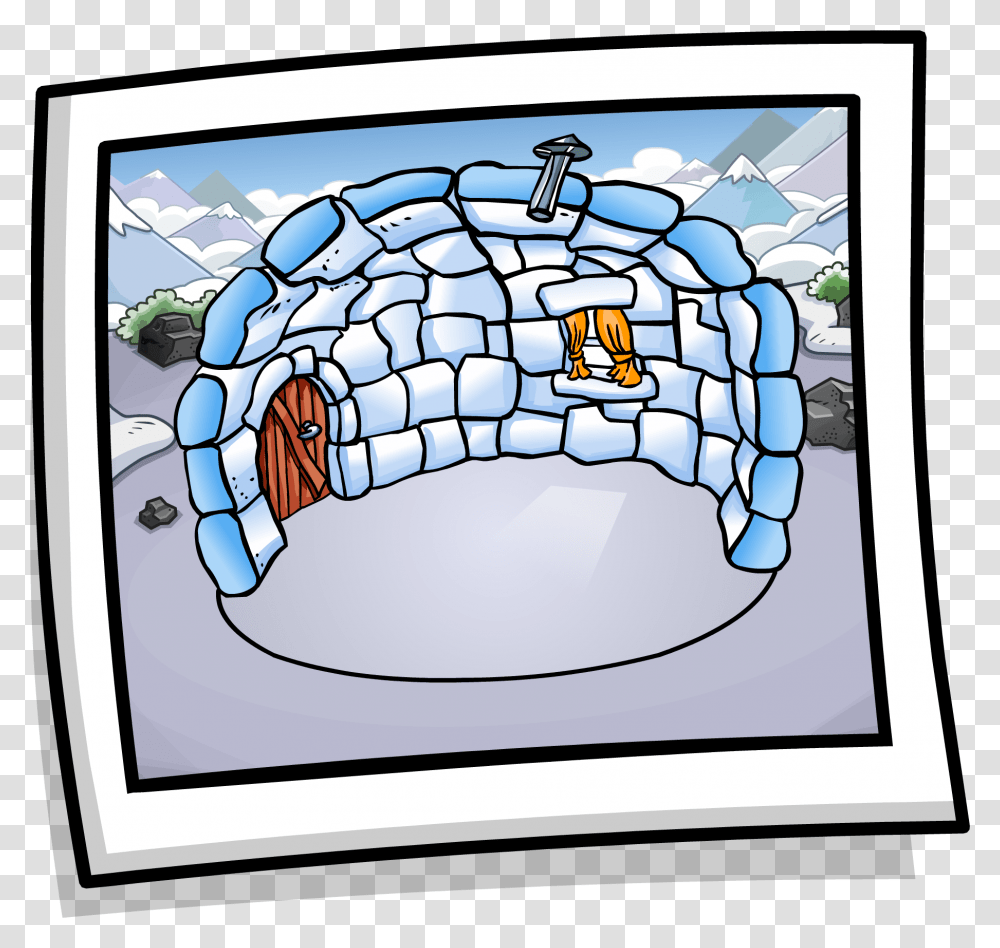 Club Penguin Rewritten Wiki Coolest Igloo Club Penguin, Nature, Outdoors, Doodle Transparent Png
