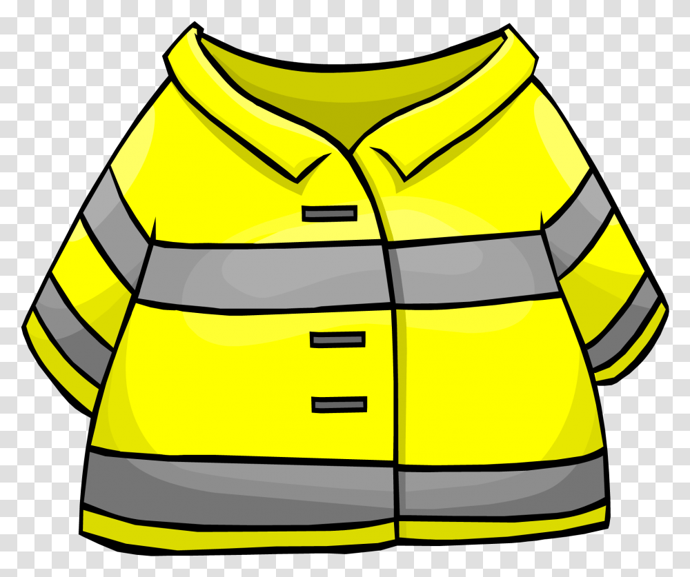 Club Penguin Rewritten Wiki Firefighter Gear Clipart, Clothing, Apparel, Vest, Lifejacket Transparent Png