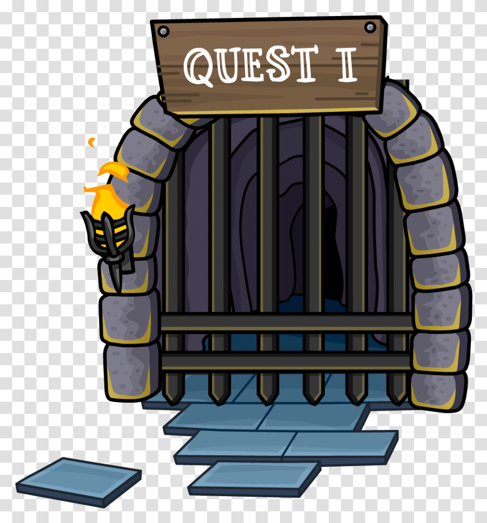 Club Penguin Rewritten Wiki Illustration, Gate, Architecture, Building, Outdoors Transparent Png