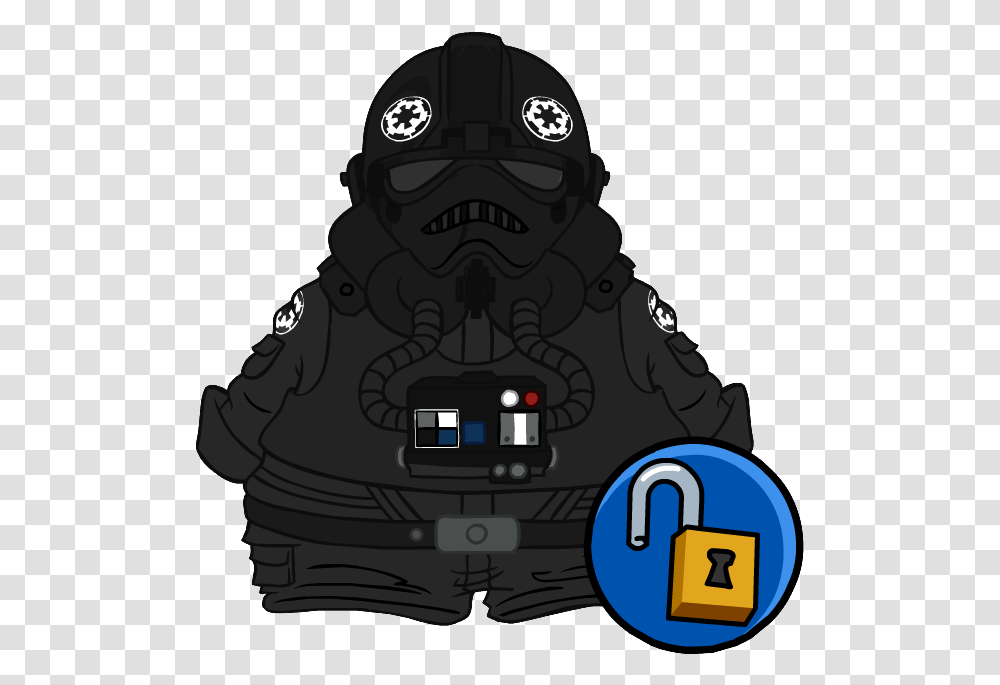 Club Penguin Star Wars Clipart Black Puffle Jacket Club Penguin, Security, Lock Transparent Png