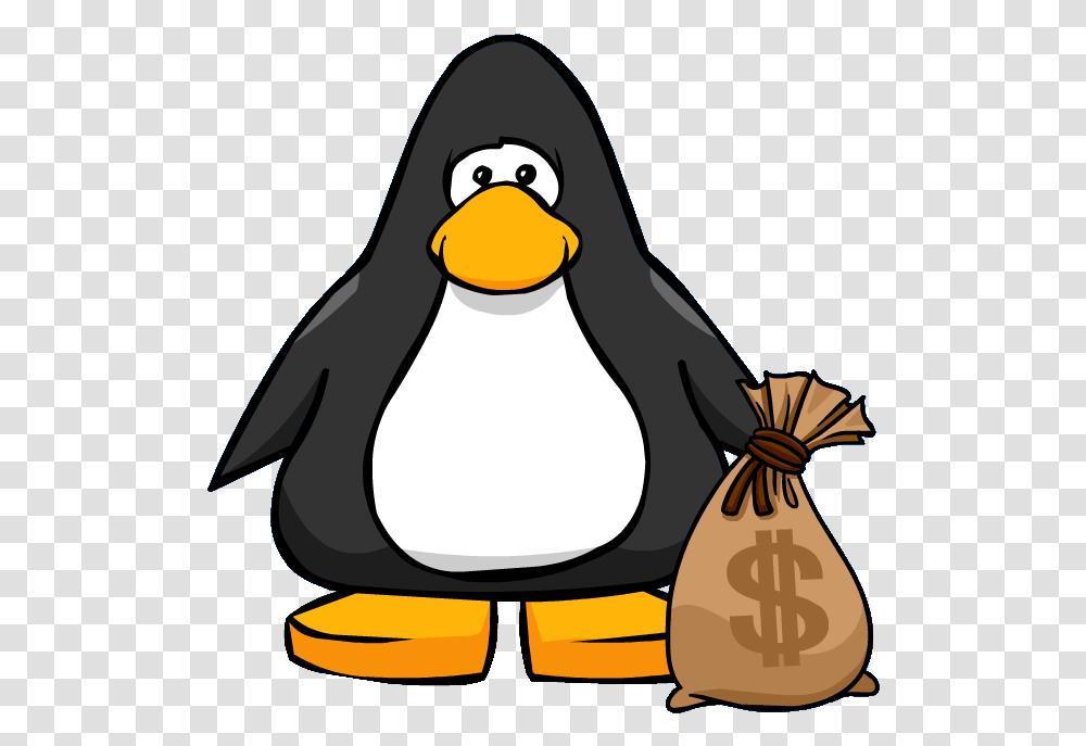 Club Penguin Wiki Club Penguin, Bird, Animal, Sack, Bag Transparent Png