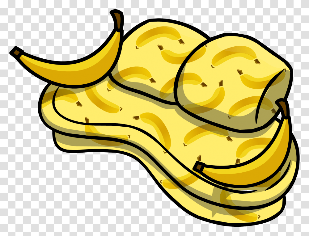 Club Penguin Wiki Free Penguin Codes Couch, Banana, Plant, Food Transparent Png