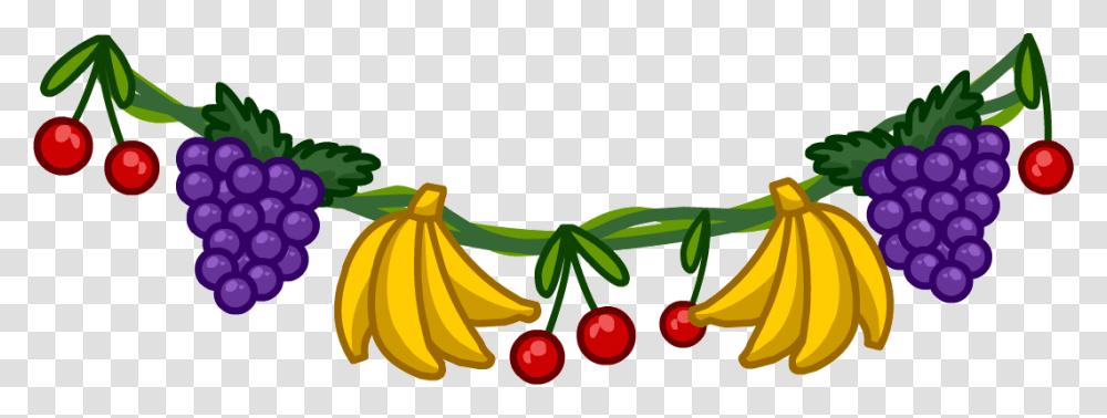 Club Penguin Wiki Fruits On Vine Clipart, Plant, Food, Cherry, Banana Transparent Png