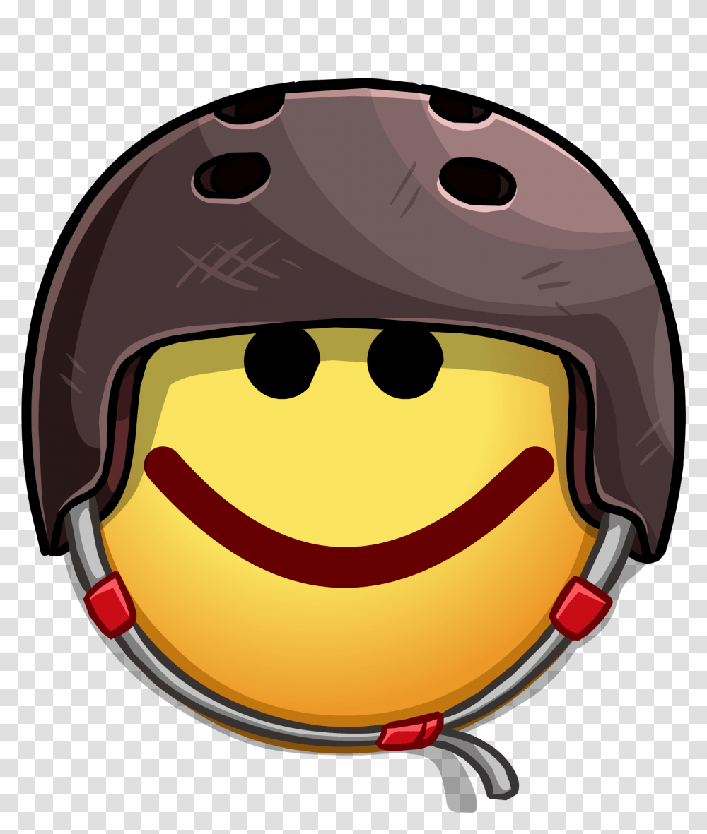 Club Penguin Wiki Helmet Emoticon, Apparel Transparent Png