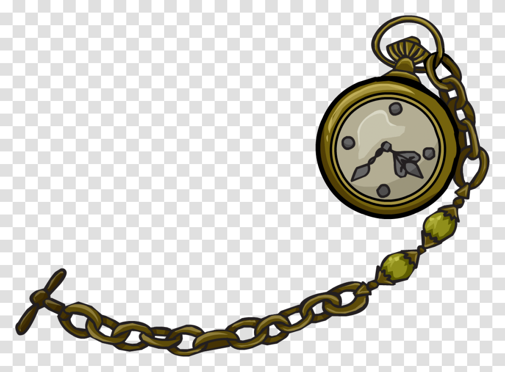 Club Penguin Wiki Pocket Watch Clip Art, Chain Transparent Png