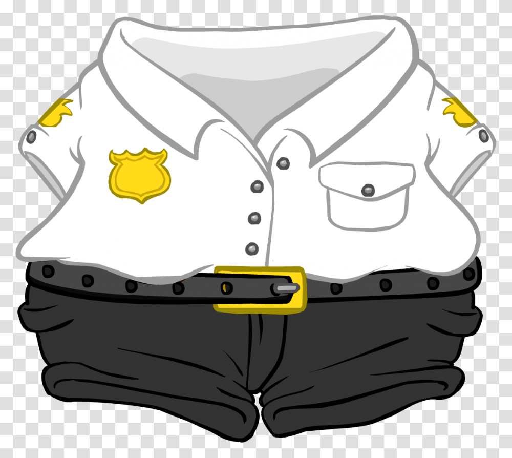 Club Penguin Wiki Security Guard Uniform Clipart, Apparel, Shirt, Face Transparent Png