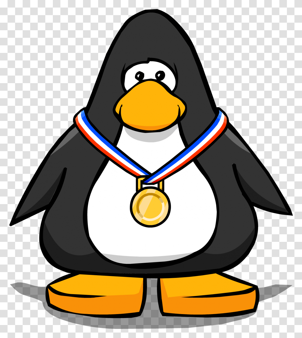 Club Penguin With Bow Tie, Trophy, Gold, Gold Medal, Snowman Transparent Png