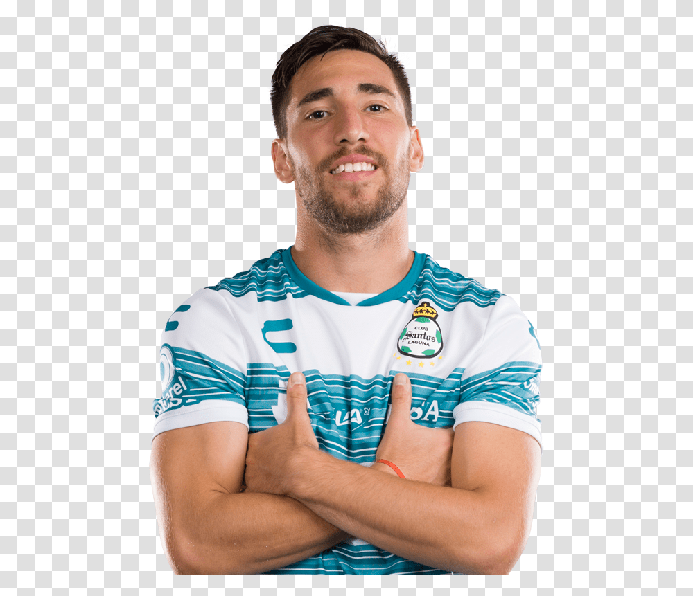 Club Santos Laguna Crew Neck, Clothing, Person, Face, Smile Transparent Png