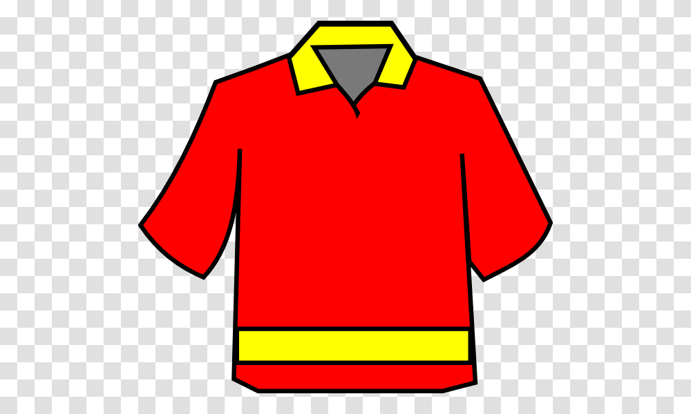 Club Shirt Redyellow Clip Art, Apparel, First Aid, Jersey Transparent Png