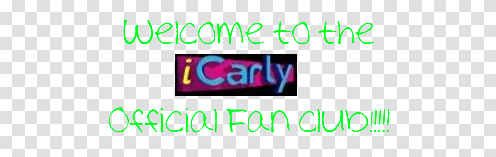 Club The Official Icarly Fan Club, Light, Neon, Lighting Transparent Png