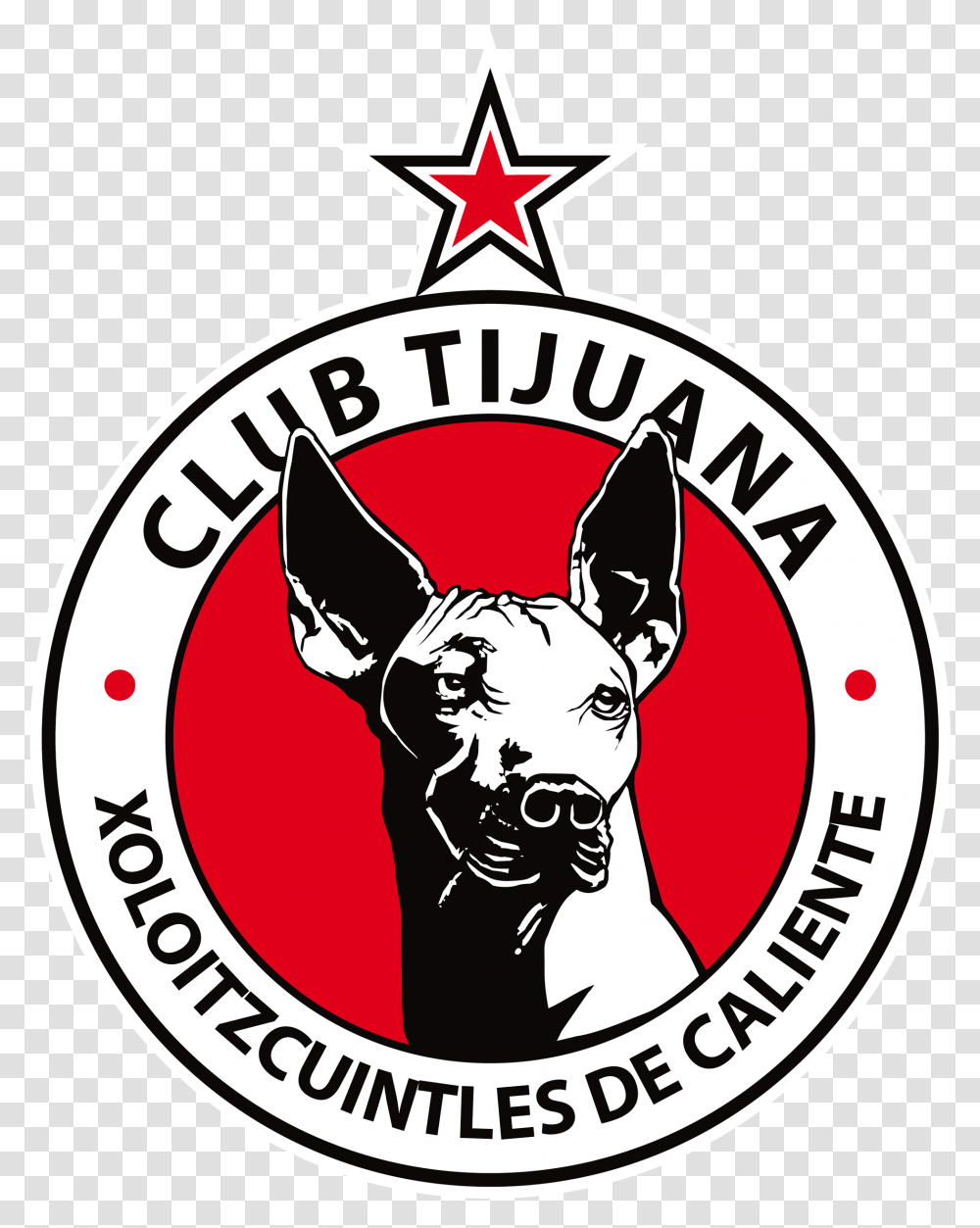 Club Tijuana Logo Football Logos Xolos De Tijuana, Symbol, Trademark, Emblem, Badge Transparent Png