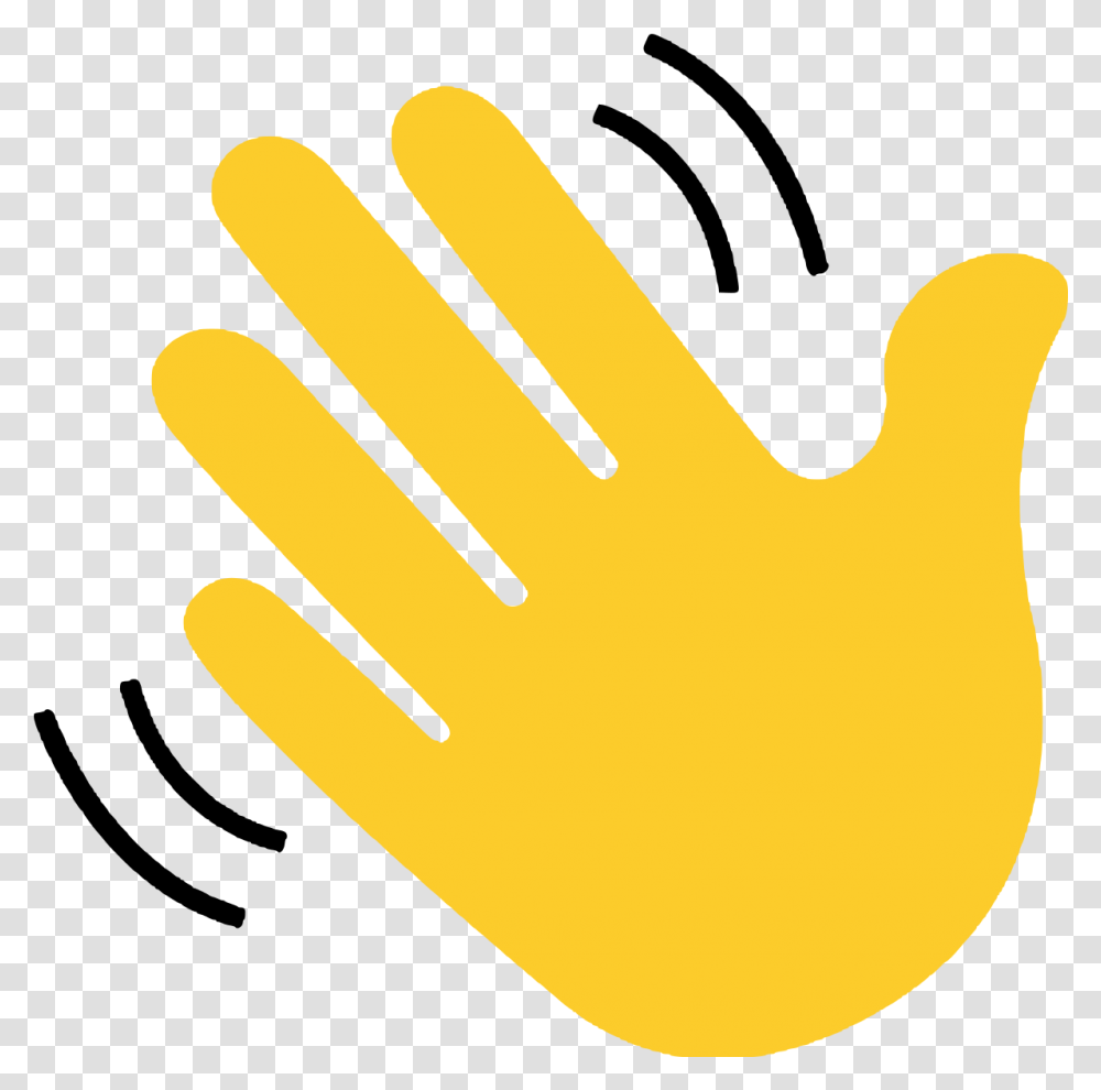 Clubhouse App Wikipedia Waving Hand, Clothing, Apparel, Glove Transparent Png
