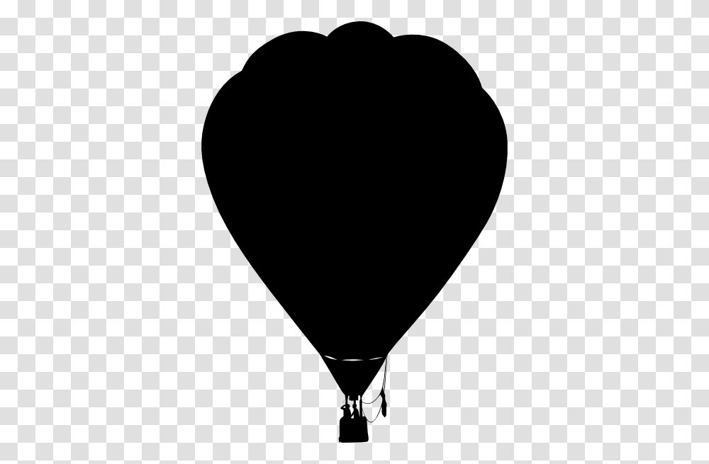 Clue Hot Air Balloon Outline Silhouette Clip Art Free Vector, Aircraft, Vehicle, Transportation Transparent Png