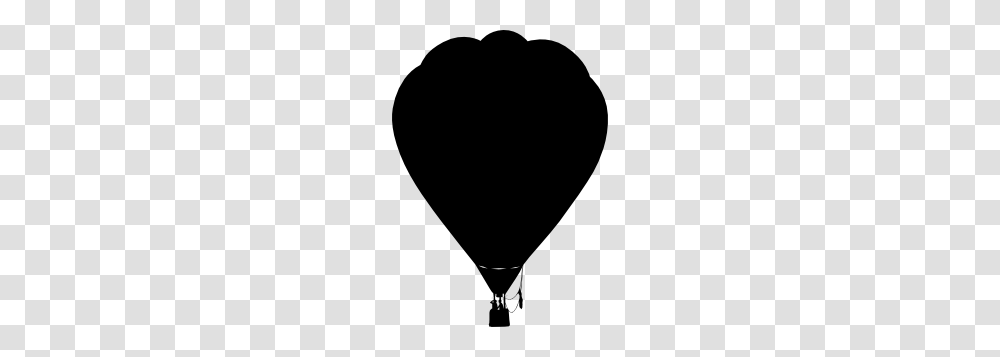 Clue Hot Air Balloon Outline Silhouette Clip Art, Vehicle, Transportation, Aircraft, Plectrum Transparent Png