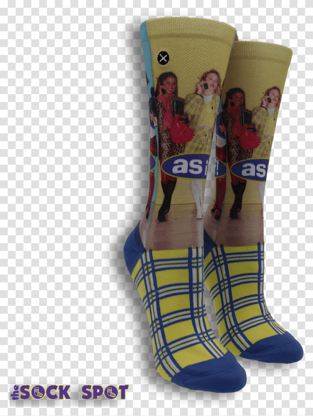 Clueless As If Women's Socks By Odd Sox Sock, Apparel, Shoe, Footwear Transparent Png