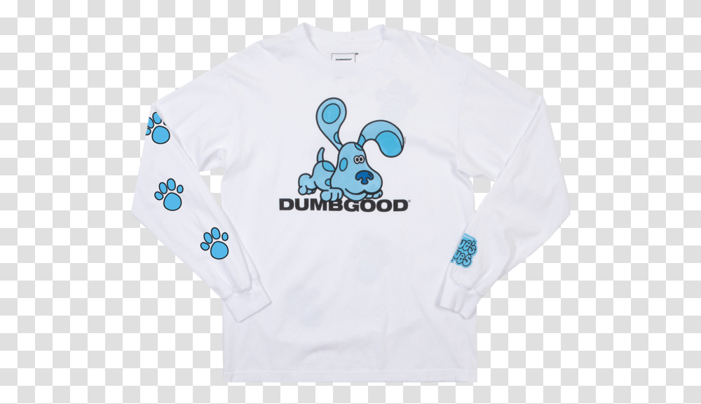 Clues Here's The Mail White Long Sleeve- Dumbgood Long Sleeve, Clothing, Apparel, Sweatshirt, Sweater Transparent Png