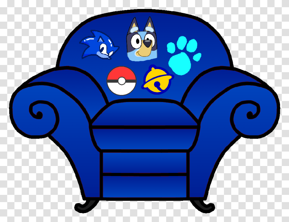 Clues Thinking Chair Mario Dog Blues Clues Thinking Chair, Furniture, Couch, Armchair Transparent Png