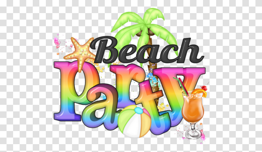 Cluster Beach Party Beach Party Clipart, Toy, Beverage, Drink Transparent Png