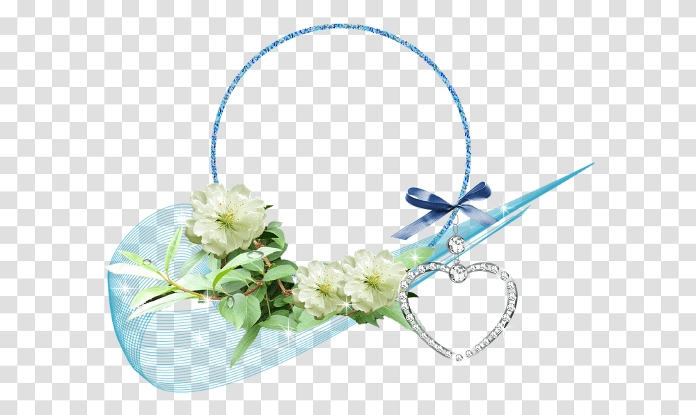 Cluster Blue Wave Parelhart White Flowers Clusters Blue, Accessories, Accessory, Jewelry, Tiara Transparent Png