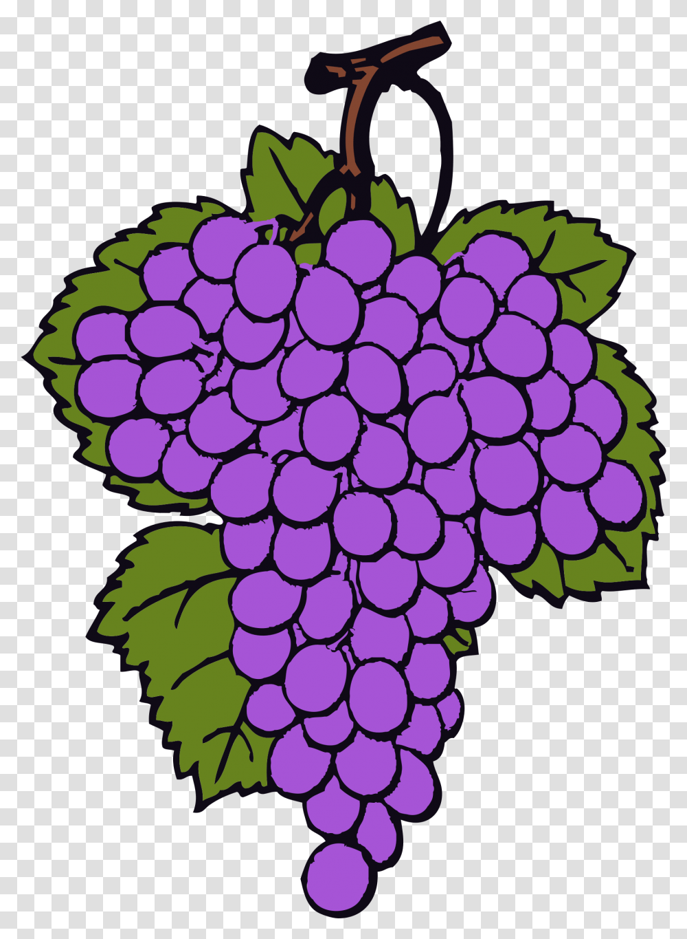 Cluster Clipart Clip Art Images, Grapes, Fruit, Plant, Food Transparent Png