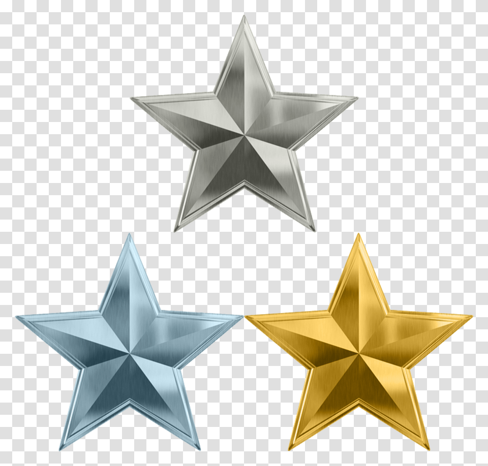 Cluster Star Metal Gold Free Image Hq Clipart 3 Out Of 5 Stars, Star Symbol, Sink Faucet Transparent Png