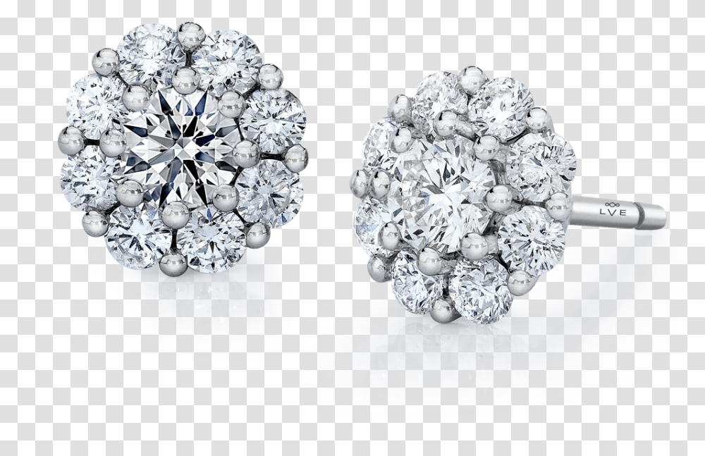 Cluster Stud Diamond Earrings Download Diamond Earrings Background, Accessories, Accessory, Jewelry, Gemstone Transparent Png