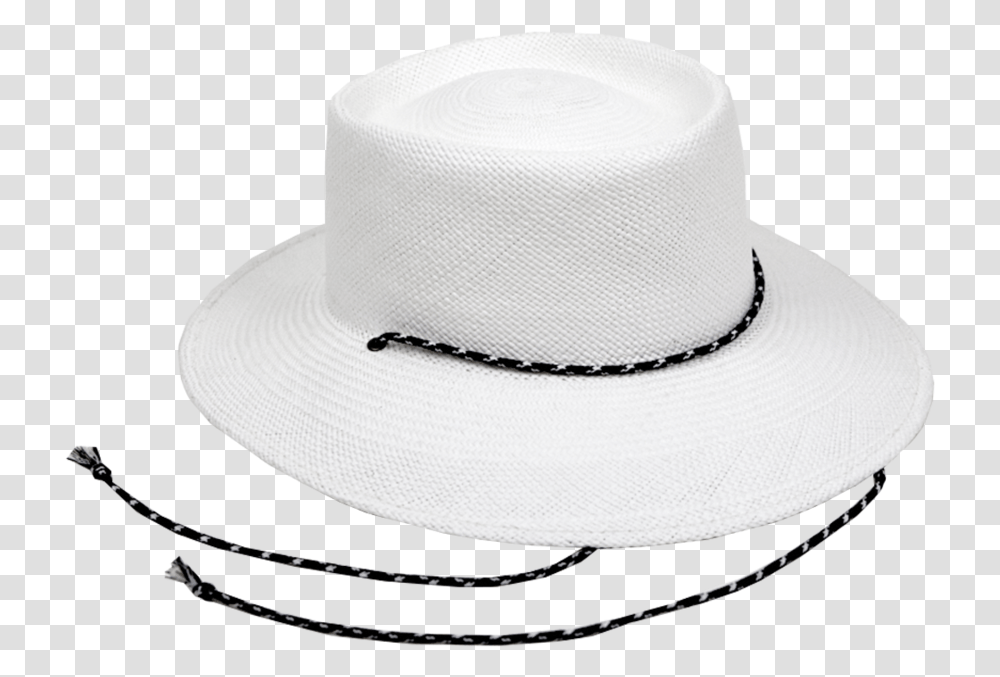 Clyde Telescope Hat In White W Cowboy Hat, Apparel, Sun Hat, Sombrero Transparent Png