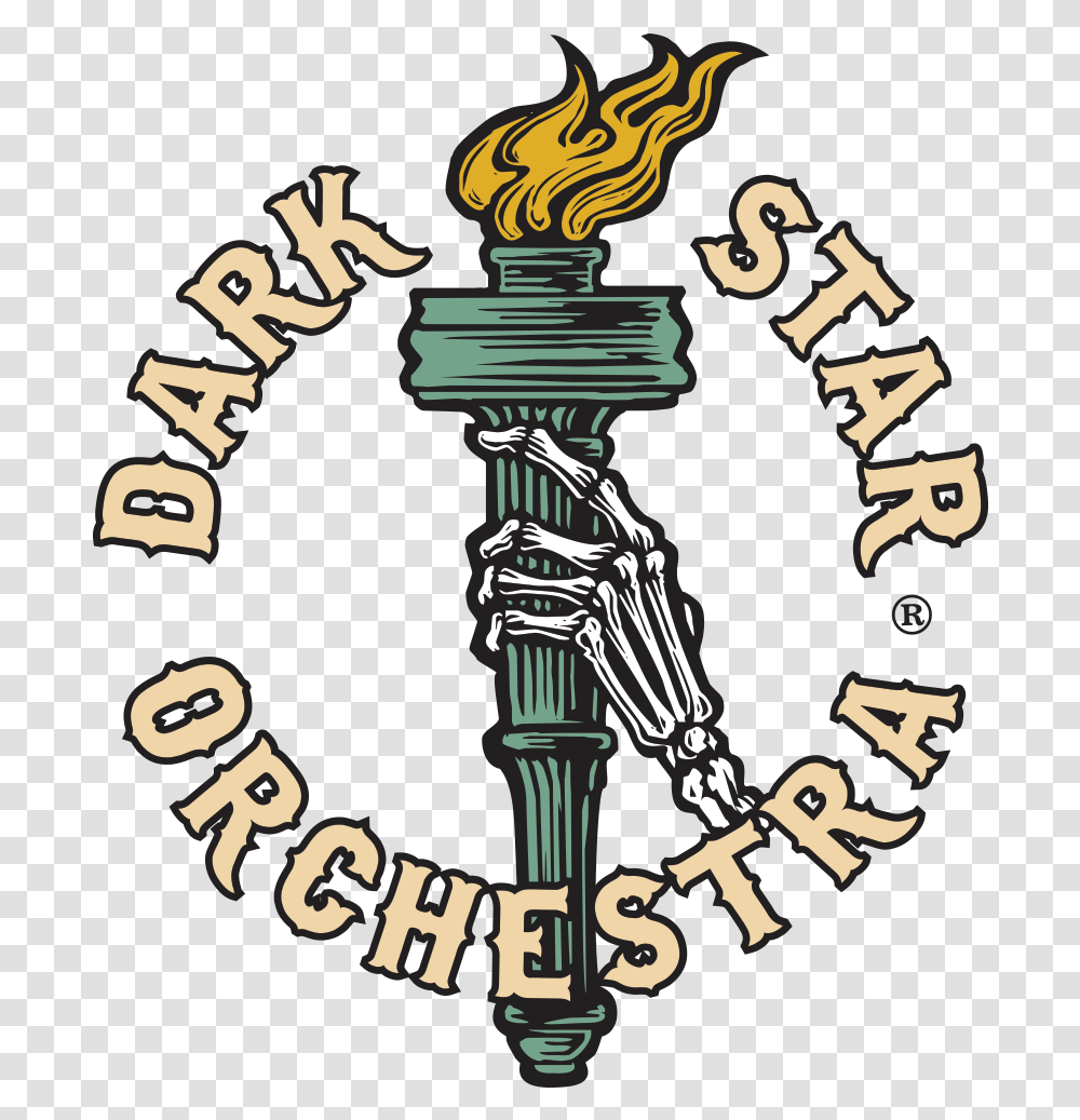 Clyde Theatre Logo Dark Star Orchestra, Light, Symbol, Text, Poster Transparent Png