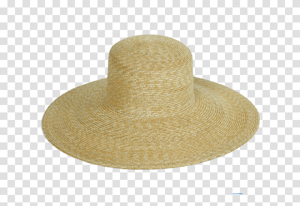 Clyde Wide Brim Flat Top Hat, Apparel, Sun Hat, Rug Transparent Png