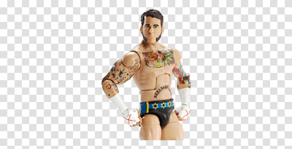 Cm Punk New Wwe Toys, Person, Human, Figurine, Doll Transparent Png