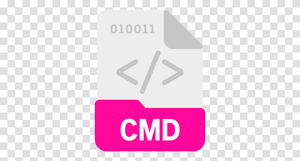 Cmd File Icon Of Flat Style Vertical, Text, Symbol, Sign, Alphabet Transparent Png