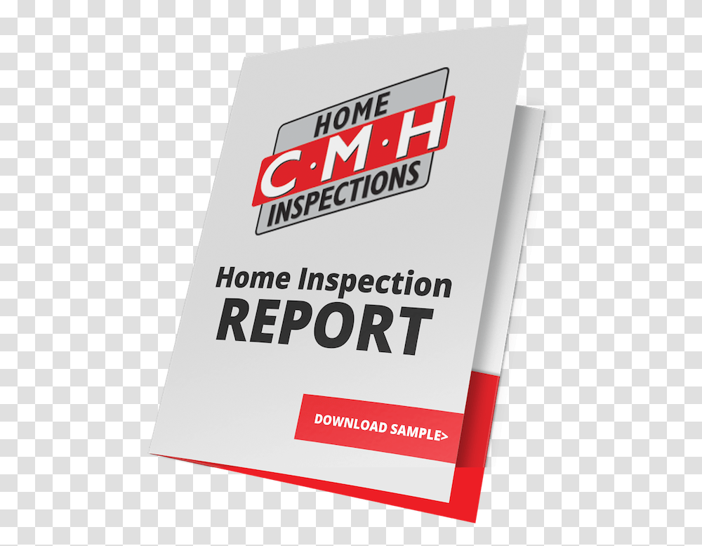 Cmh Home Inspections Sample Report Book Cover, First Aid, Word, Label Transparent Png
