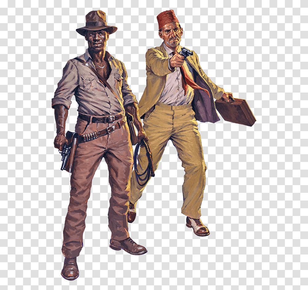 Cmon Call Of Cthulhu Investigators, Person, Performer, Hat, Clothing Transparent Png