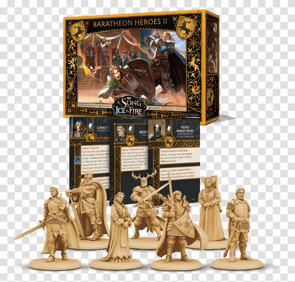 Cmon Song Of Ice And Fire Miniatures Baratheon, Person, Human, Chess, Game Transparent Png