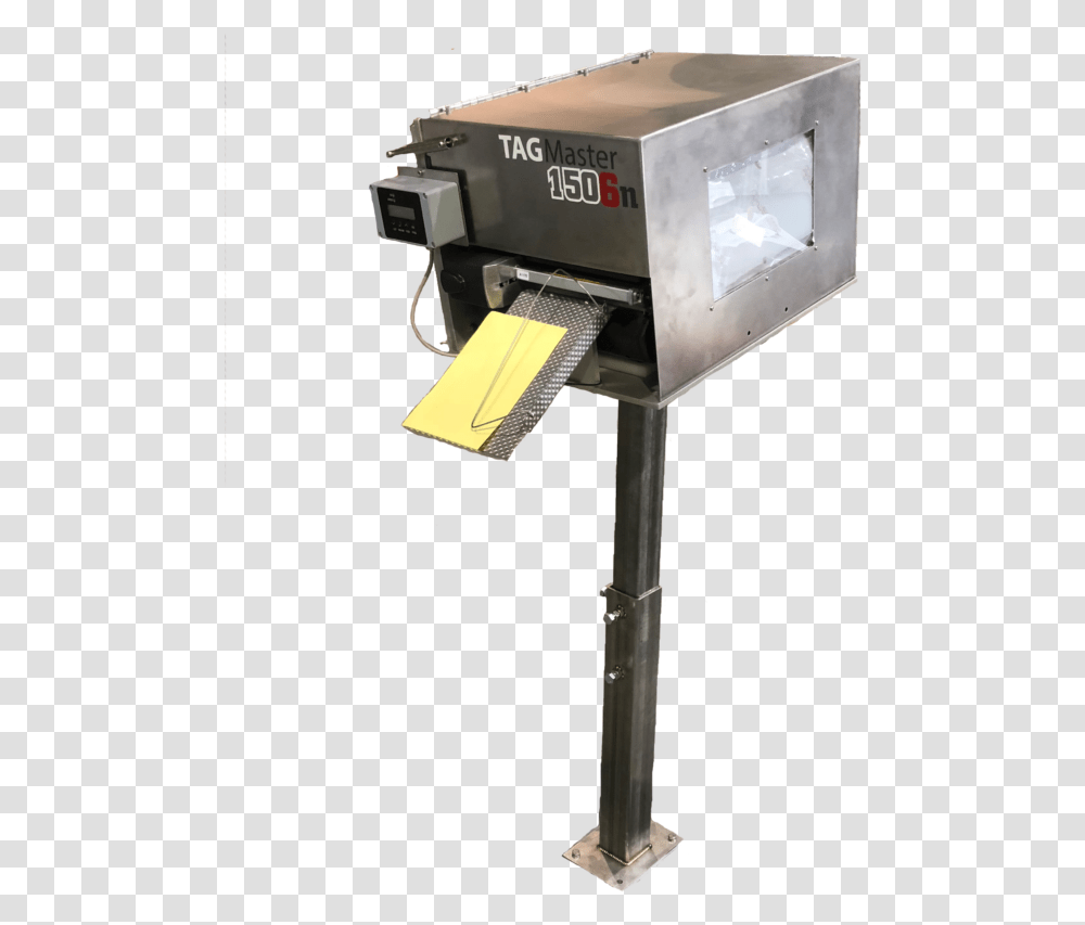 Cmsi Model 1506n Tag Printer Billboard, Mailbox, Letterbox, Machine, Postbox Transparent Png