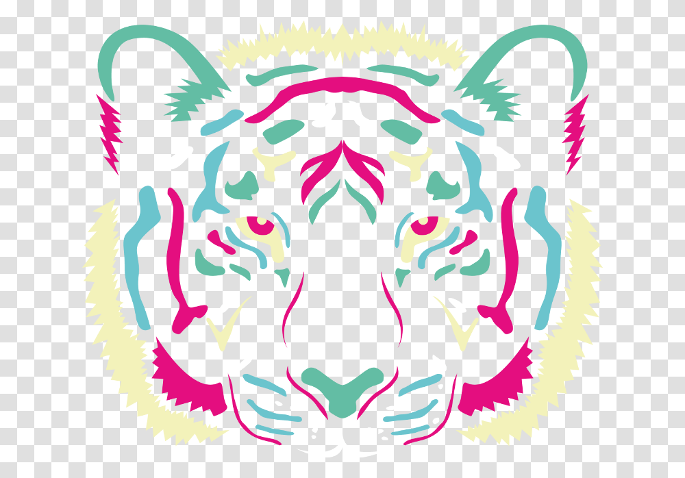 Cmyk Lion, Pattern, Poster Transparent Png