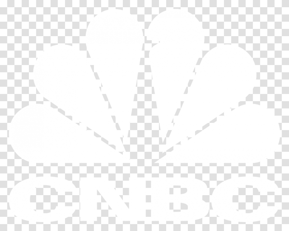 Cnbc Logo 5 Johns Hopkins Logo White, Light, Label Transparent Png