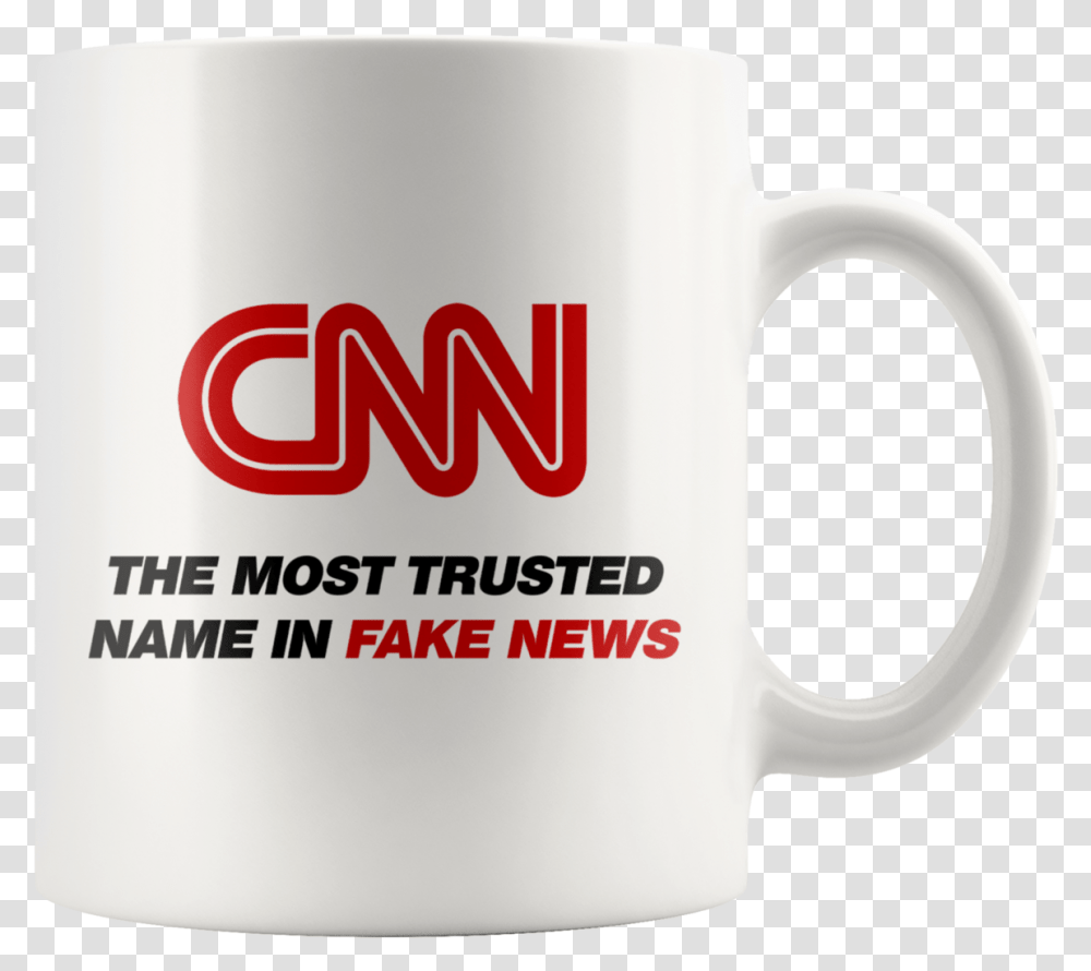 Cnn Fake News Mug Magic Mug, Coffee Cup, Ketchup, Food Transparent Png
