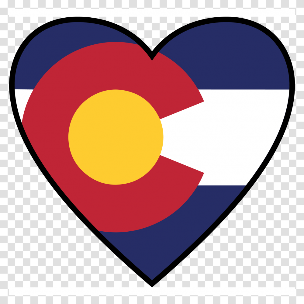 Co Colorado Flag In My Heart Stickerall Weather Premium Vinyl, Label, Plectrum Transparent Png