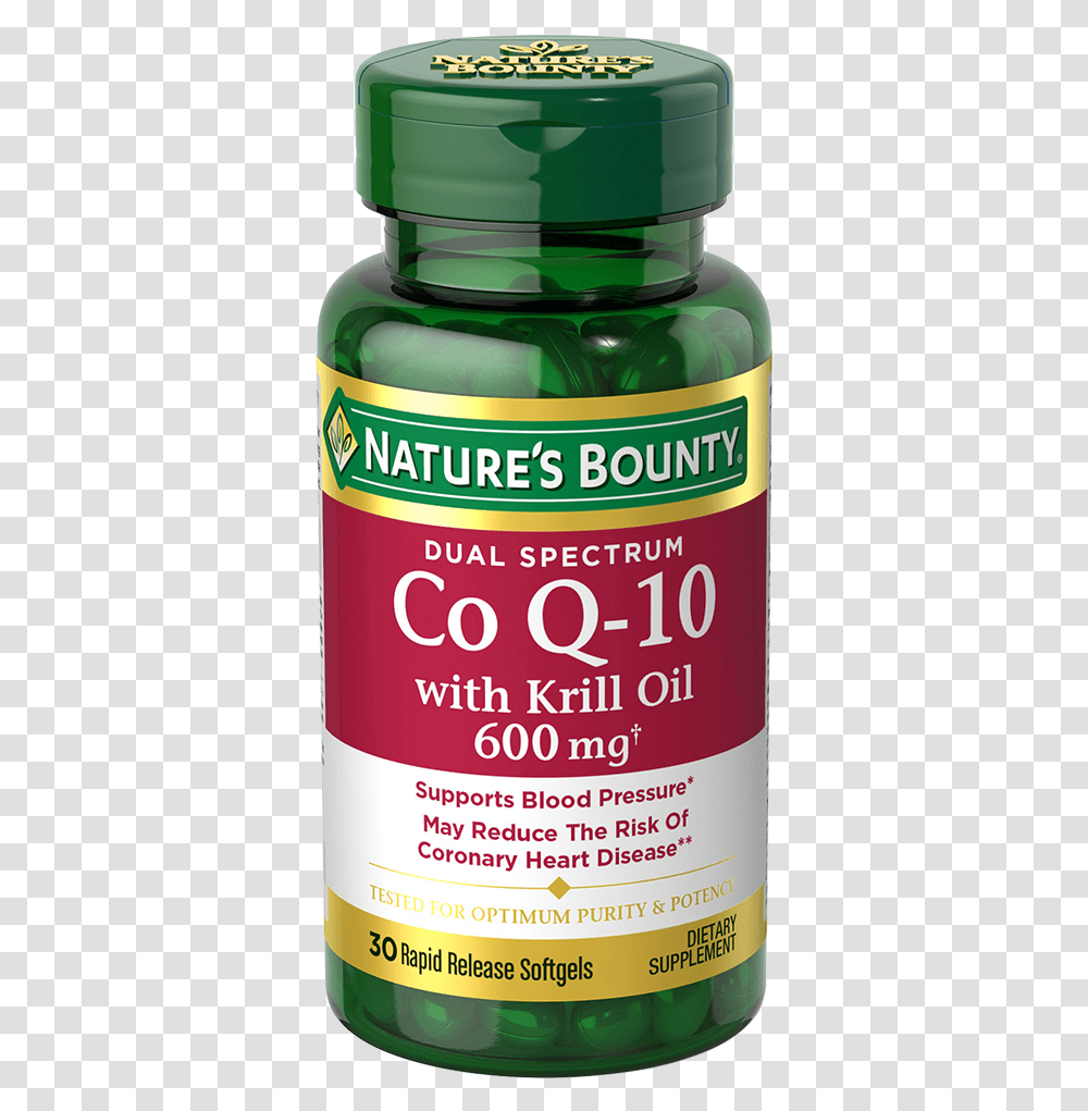 Co Q 10 Plus Krill Bodybuilding Supplement, Beer, Beverage, Plant, Food Transparent Png