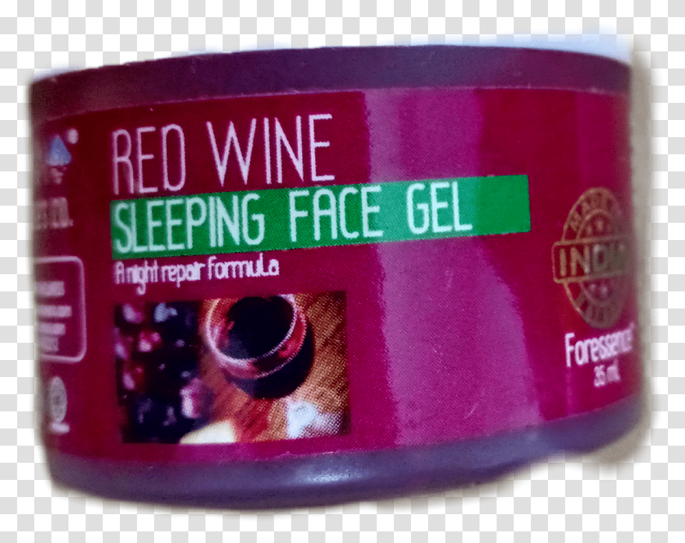Co Red Wine Sleeping Face Gel, Food, Sweets, Dish, Meal Transparent Png